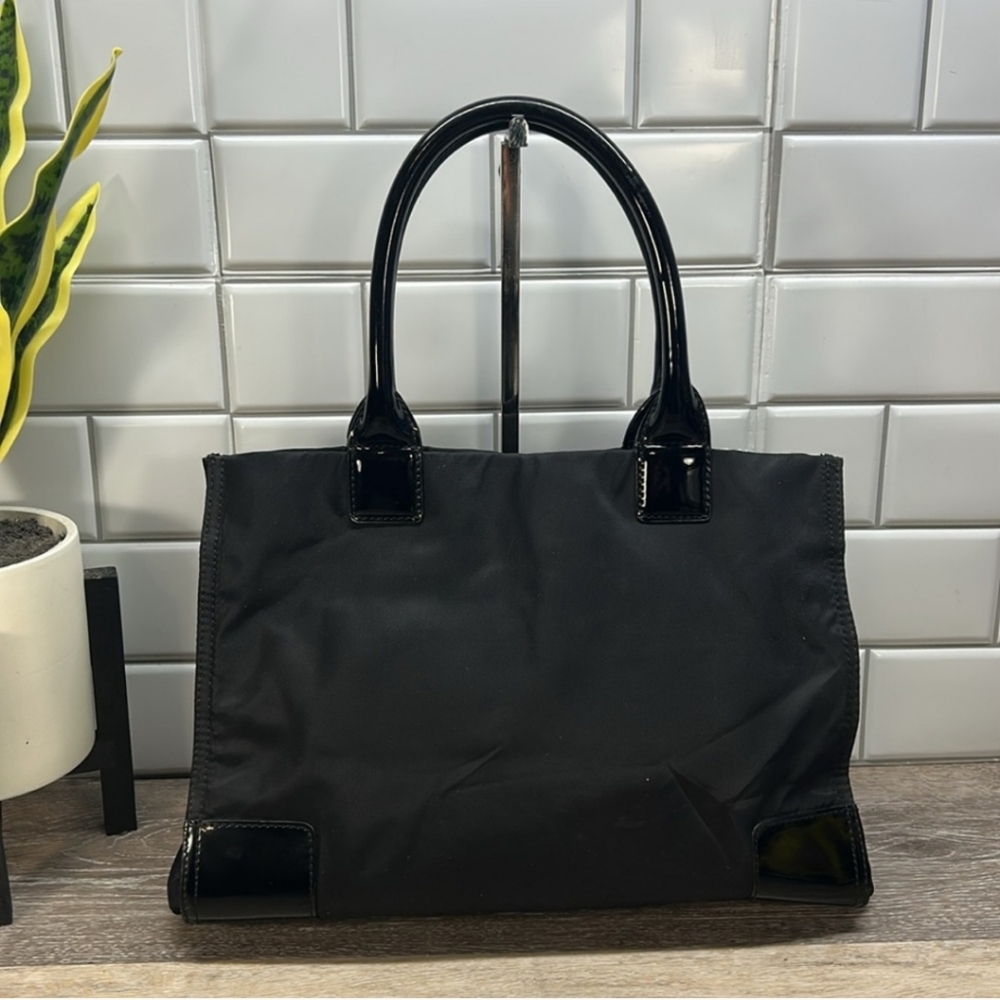 TORY BURCH ella Black Tote Bag - Picture 2 of 11